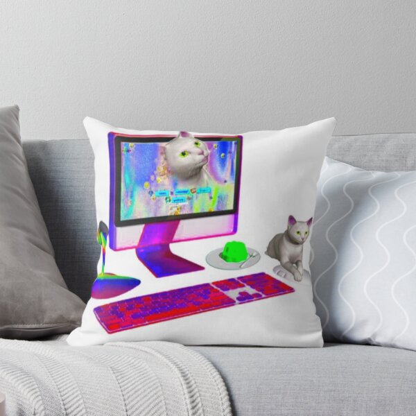 Item preview, Vaporwave cat designed and sold by ridindirty.