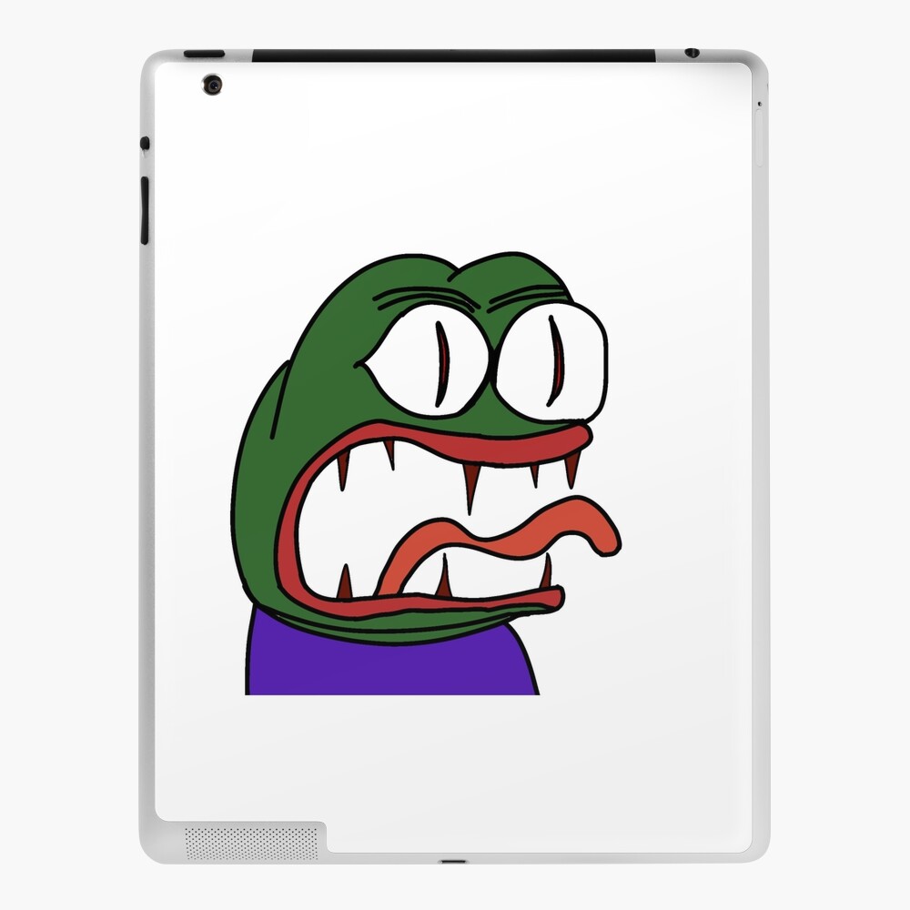 Pepega in HD Twitch Emote | iPad Case & Skin