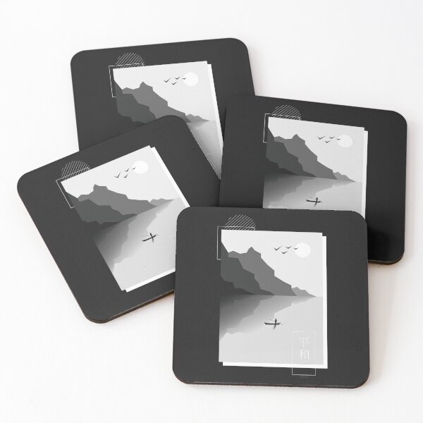 Item preview, MNML Serene mountain lake landscape designed and sold by CozyLair.