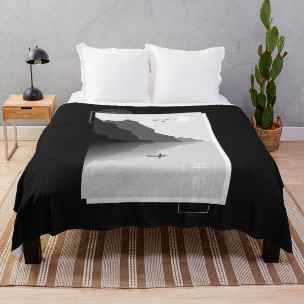 Item preview, MNML Serene mountain lake landscape designed and sold by CozyLair.