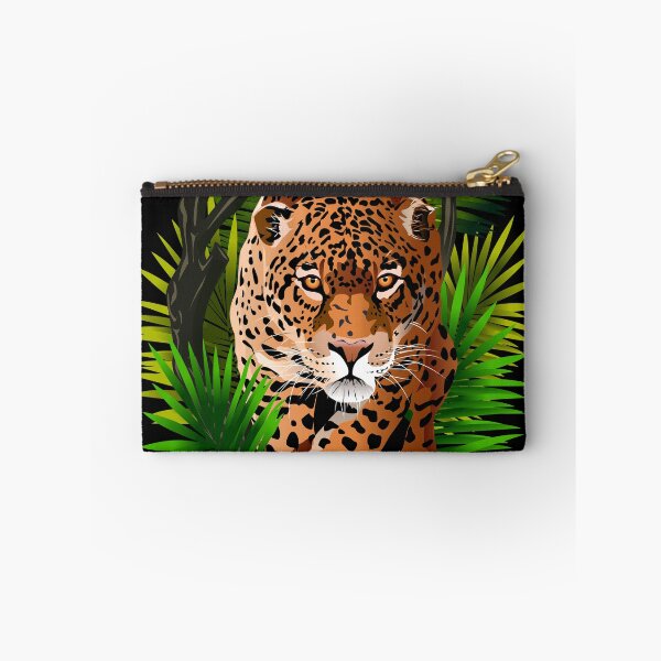 Item preview, Jaguar in the jungle. Fierce looking leopard. Illustration of many colors. cheetah in the jungle designed and sold by DALIO666.