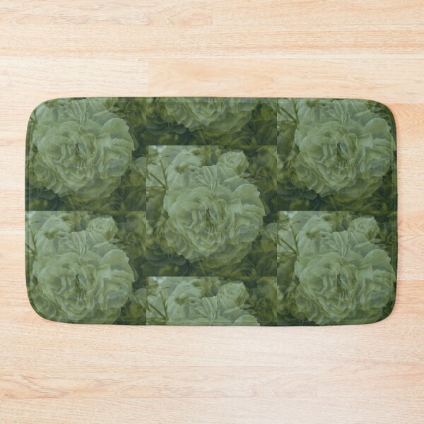 Item preview, Khaki Color, Sepia Floral Abstract, Pattern Aesthetic - Unique Green/Khaki White Floral design  designed and sold by haRexia.