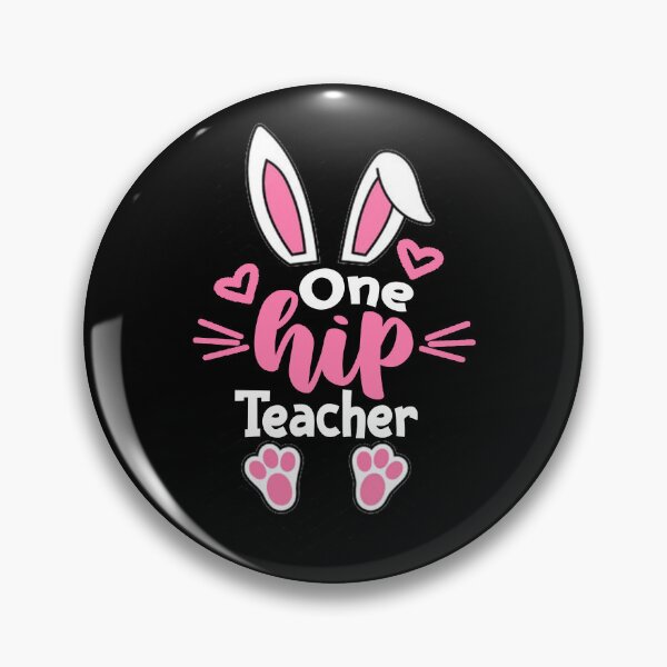 Item preview, Funny Easter Gift for Teachers: One Hip Teacher, Easter Tee for Teachers designed and sold by AMINE  ★★★★★.