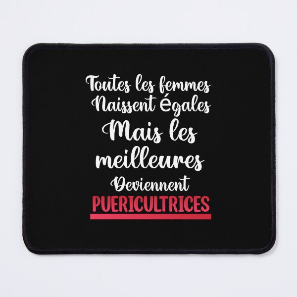 Item preview, The best women become childcare workers (French) designed and sold by Mr Wolf.