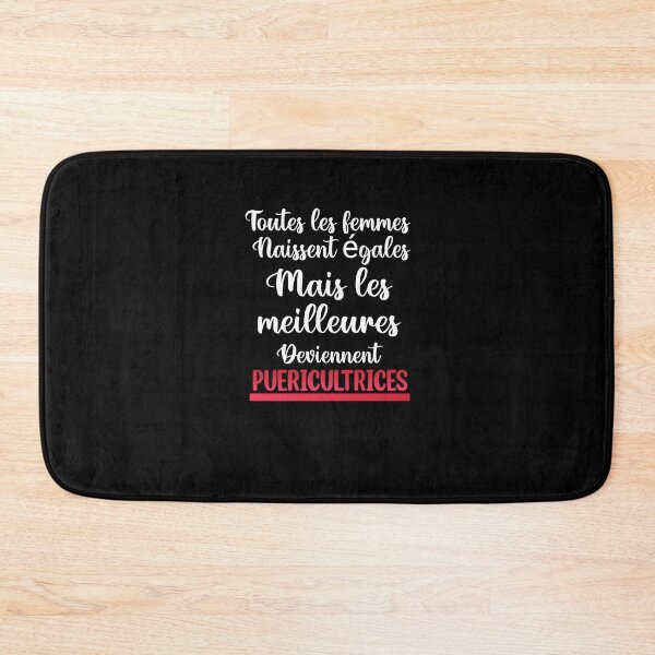 Item preview, The best women become childcare workers (French) designed and sold by Mr Wolf.