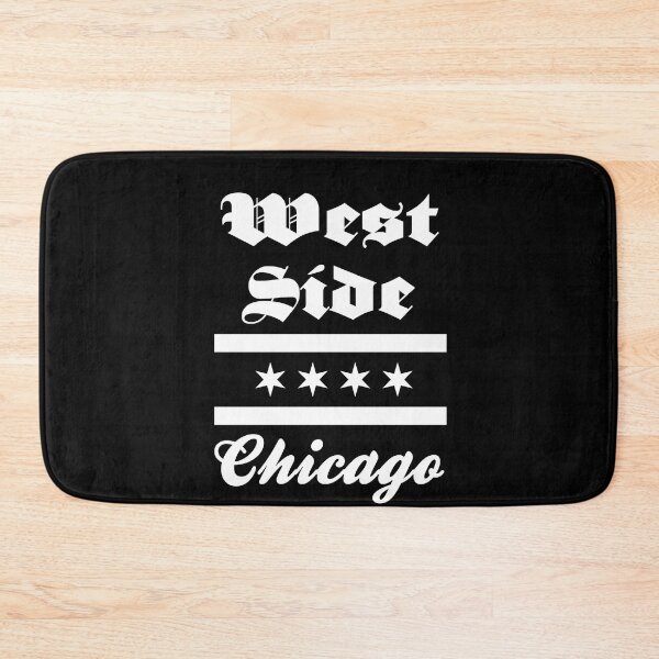 Item preview, West Side Chicago Flag Illinois USA Vintage Font designed and sold by SuperFreshArt.