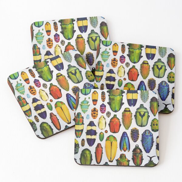 Item preview, beetles, vermin, creatures, colorful worms, nature, biology, countryside, wings designed and sold by NessArtByEwa.