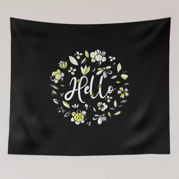 Item preview, HOLA PRIMAVERA CON FLOR designed and sold by theDlab.