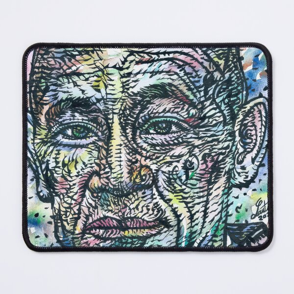 Item preview, SHUNRYU SUZUKI watercolor and ink portrait designed and sold by lautir.