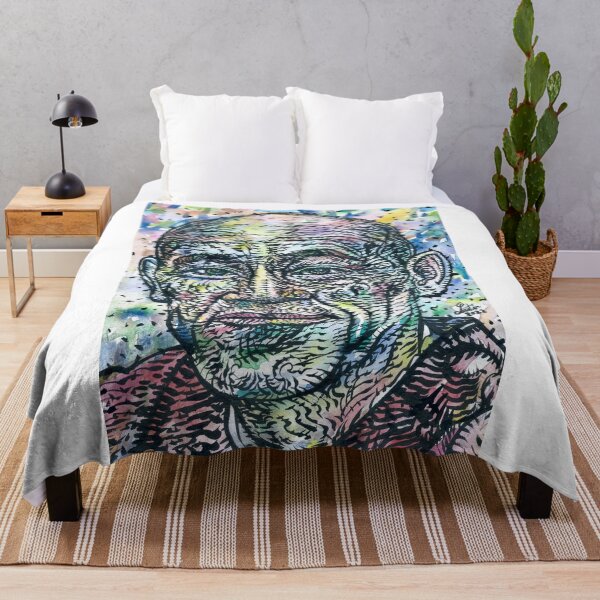 Item preview, SHUNRYU SUZUKI watercolor and ink portrait designed and sold by lautir.