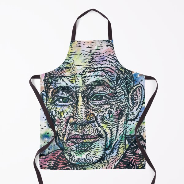 Item preview, SHUNRYU SUZUKI watercolor and ink portrait designed and sold by lautir.