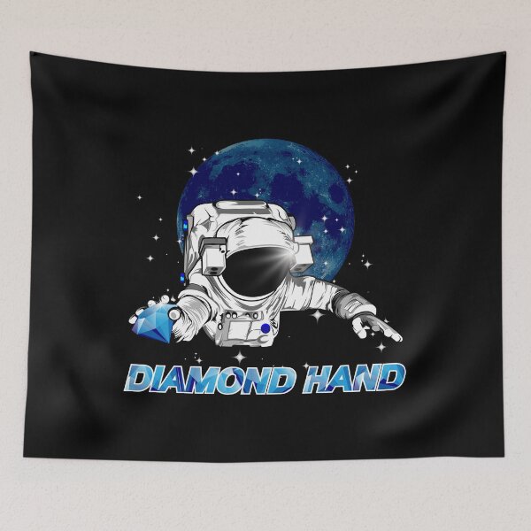 Item preview, Diamond hand, Bitcoin, Amc crypto, To the moon designed and sold by Lekrock.