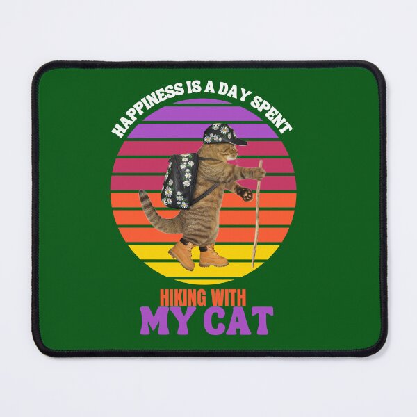 Item preview, Copy of Happiness is a day spent hiking with my cat designed and sold by Strale25kv.