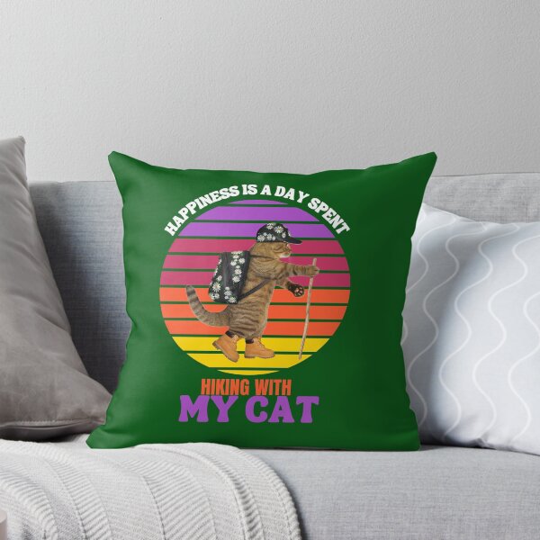 Item preview, Copy of Happiness is a day spent hiking with my cat designed and sold by Strale25kv.