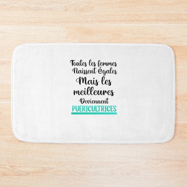 Item preview, The best women become childcare workers (French) designed and sold by Mr Wolf.