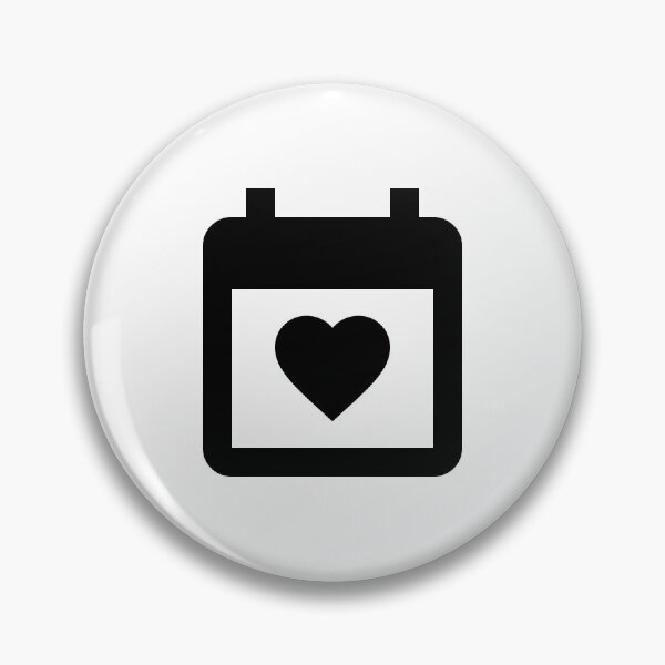 Item preview, MDI calendar-heart designed and sold by GnarlyFurtardo.