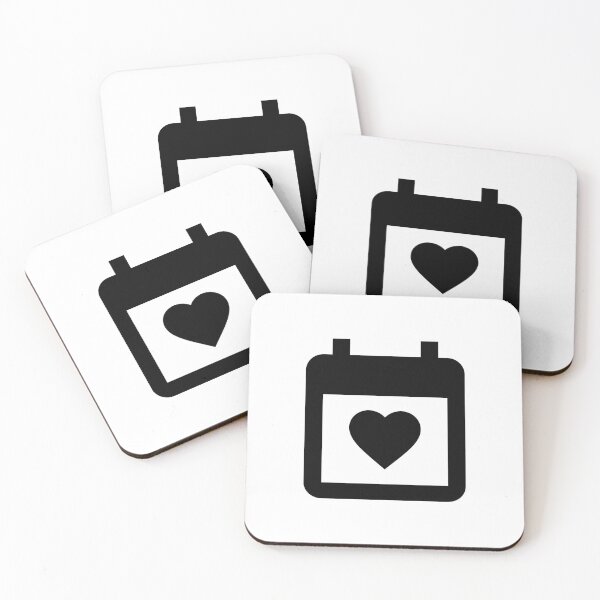 Item preview, MDI calendar-heart designed and sold by GnarlyFurtardo.