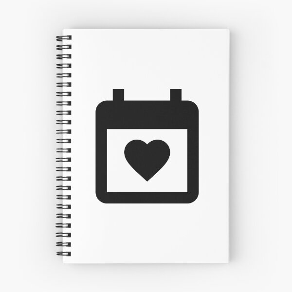 Item preview, MDI calendar-heart designed and sold by GnarlyFurtardo.