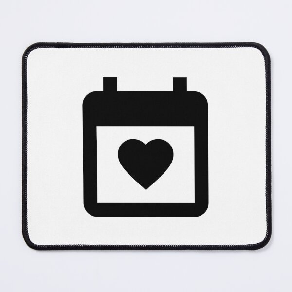Item preview, MDI calendar-heart designed and sold by GnarlyFurtardo.