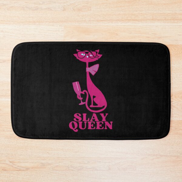 Item preview, SLAY QUEEN - Funny Cat Pictures With Cat Sayings and Captions designed and sold by FunnyCatsFam.