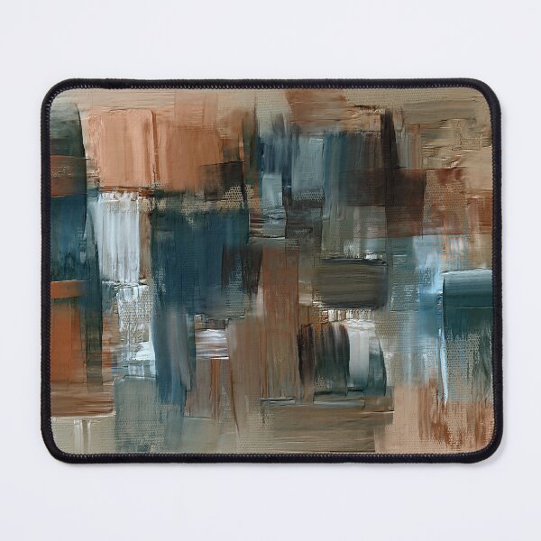 Item preview, Abstract oil painting on canvas, brown paint, rough brush strokes. designed and sold by ikaDrawings.