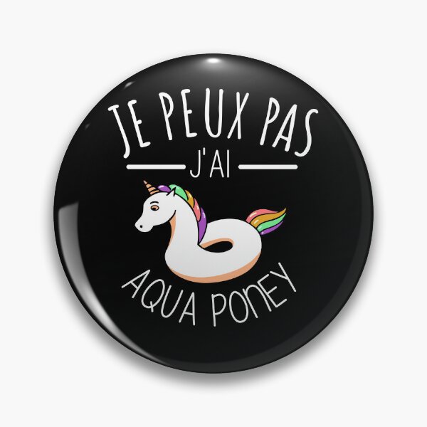 Item preview, I can't I have aqua pony pool humor designed and sold by la-petite-folie.