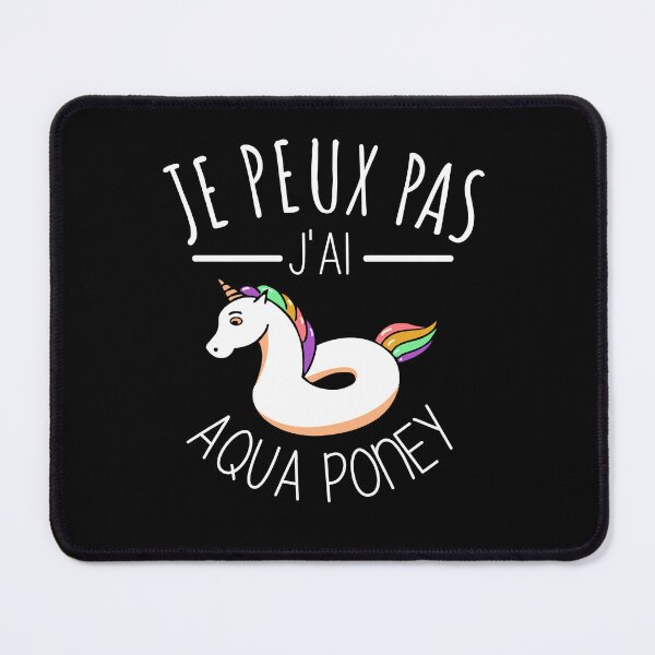 Item preview, I can't I have aqua pony pool humor designed and sold by la-petite-folie.