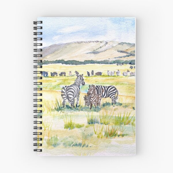 Item preview, Kenya savanna, zebras & Oloololo Range designed and sold by nathalie renotte.