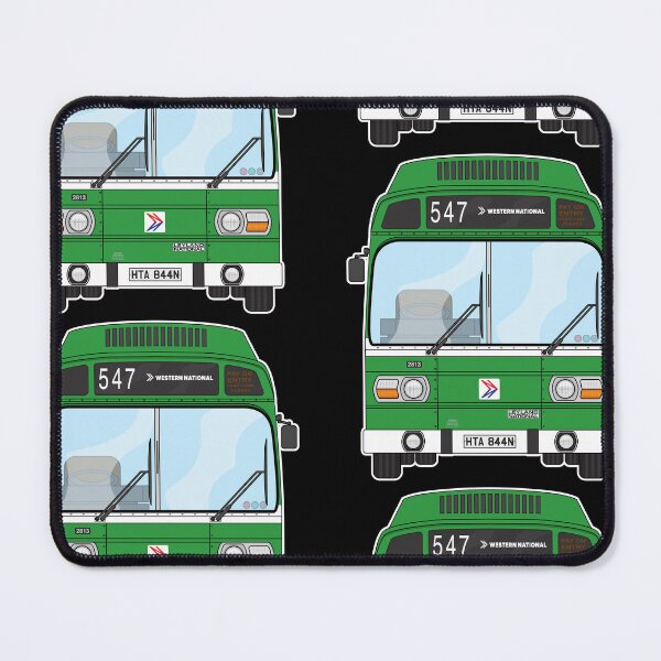 Item preview, Western National NBC Leyland National Bus 2813 HTA844N Retro Illustration designed and sold by BFXIII.