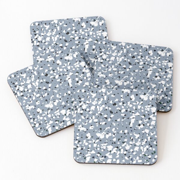 Item preview, Terrazzo Tile in Blue Grey designed and sold by thesnowwhyte.