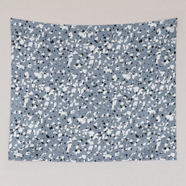 Item preview, Terrazzo Tile in Blue Grey designed and sold by thesnowwhyte.