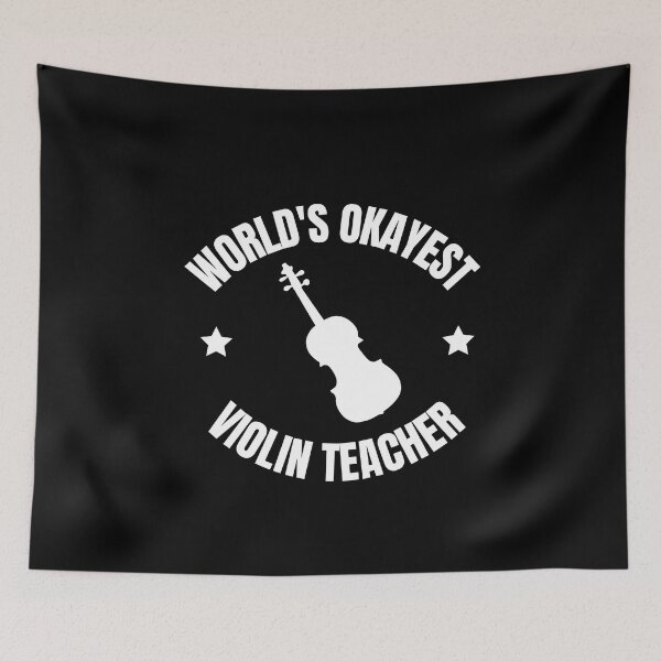 Item preview, World's Okayest Violin Teacher For Violin Players And Music Lovers - Violin Teacher designed and sold by Funwithmusic.