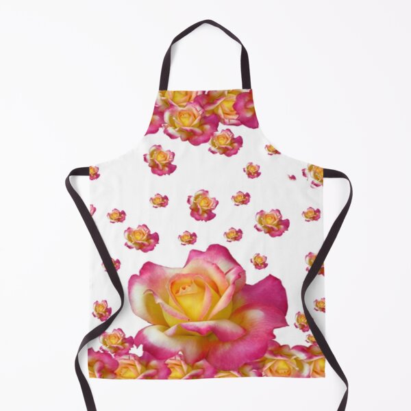 Item preview, PINK, WHITE COLOR PINK GARDEN ROSE PATTERNS ART designed and sold by sharlesart.