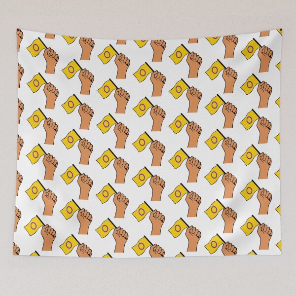 Item preview, Intersex pride flag hand pattern designed and sold by BThingies.