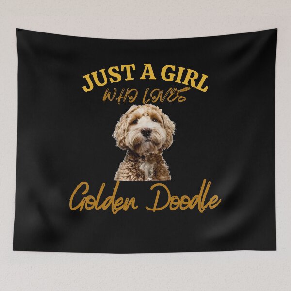 Item preview, Doodle Goldendoodle , Just A Girl Who Loves Doodles Gift designed and sold by Artisan   Kimo.