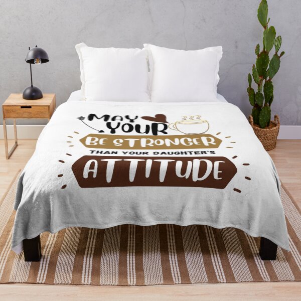 Item preview, Funny Mom Quote: May Your Coffee Be Stronger Than Your Daughter's Attitude designed and sold by AmeliaStore1.