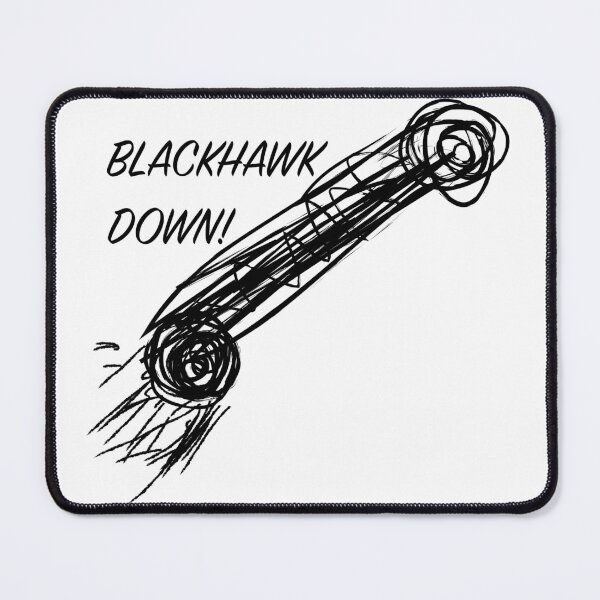 Item preview, Blackhawk Down funny sticker designed and sold by Heidi Smerz.
