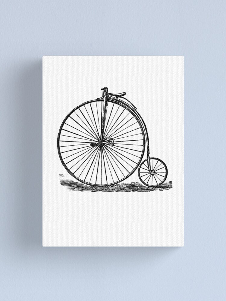 penny farthing wall sculpture