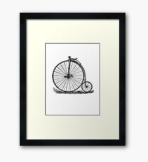 Penny Farthing Framed Print