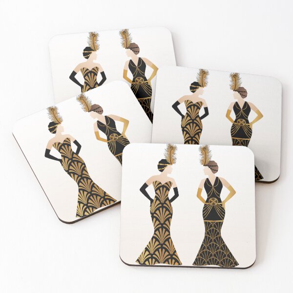 Item preview, Gatsby Art Deco Illustration Design designed and sold by Angela Cini.