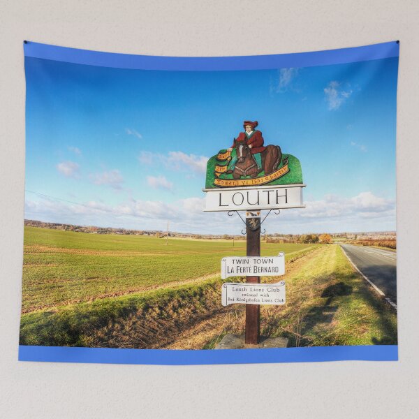 Item preview, London Road Sign, Landscape, Louth, Lincolnshire designed and sold by Paul Thompson Photography.