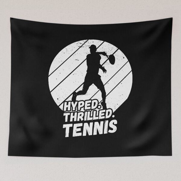 Item preview, Hyped, Thrilled, Tennis - Tennis Silhouette designed and sold by rattob.