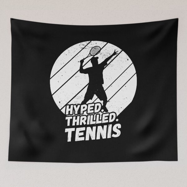 Item preview, Hyped, Thrilled, Tennis - Tennis Silhouette designed and sold by rattob.