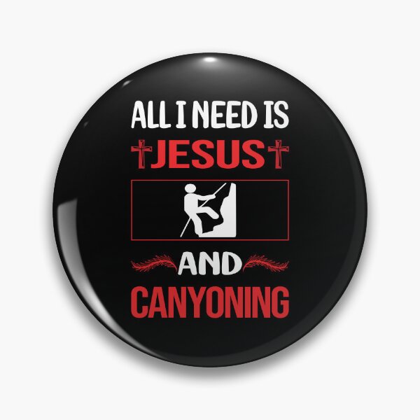 Item preview, Funny Jesus Canyoning Canyoneering designed and sold by DougPoulos.