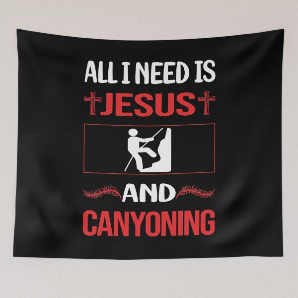 Item preview, Funny Jesus Canyoning Canyoneering designed and sold by DougPoulos.