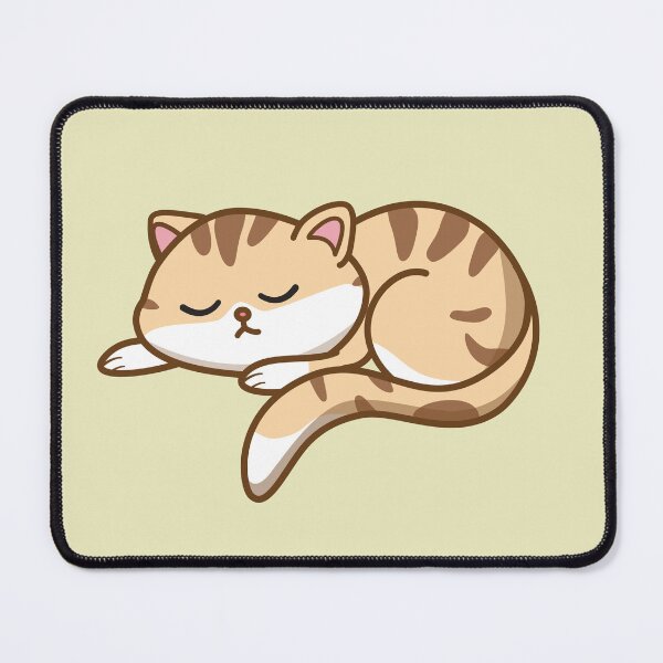 Item preview, Cute Adorable Sleeping Cat - Tabby Cat Sleeping designed and sold by Abhishek Goldar.