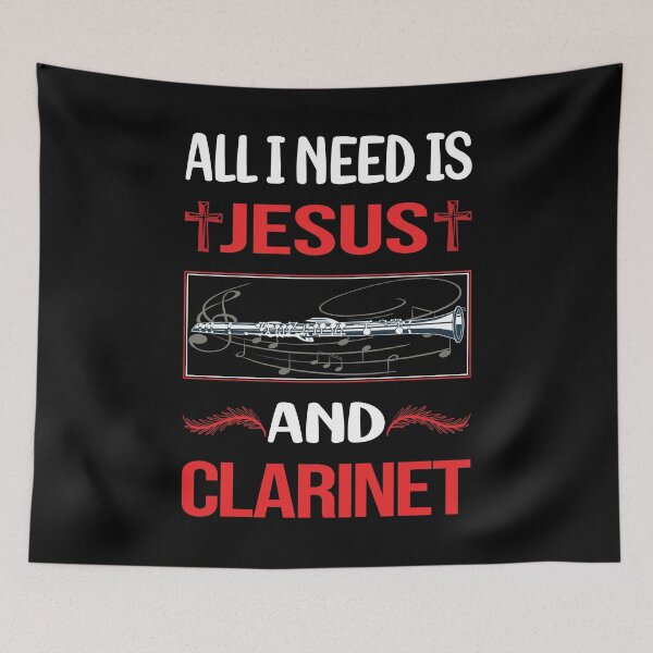 Item preview, Funny Jesus Clarinet designed and sold by DougPoulos.