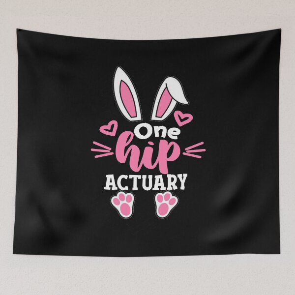 Item preview, Funny Easter Gift for Actuary: One Hip Actuary, Easter Tee for Actuary designed and sold by AMINE ★★★★★.