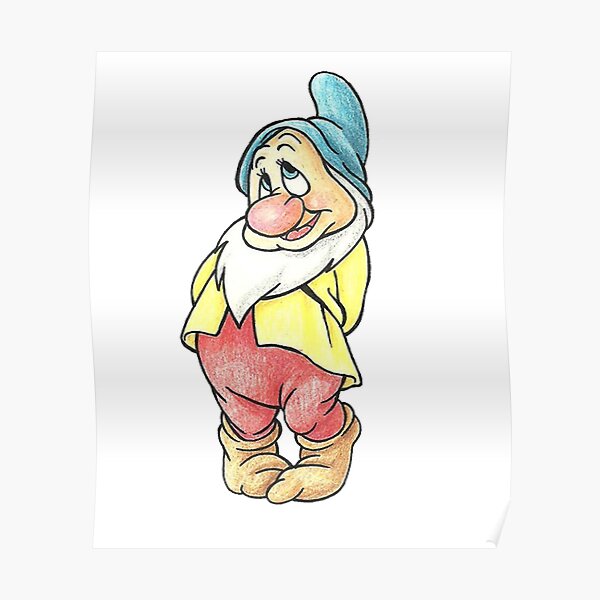 Happy Dopey Poster For Sale By Yasminbruce Redbubble 