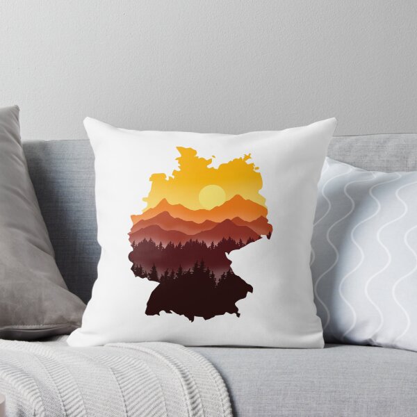 Item preview, germany map and landscape designed and sold by landscapeworlds.